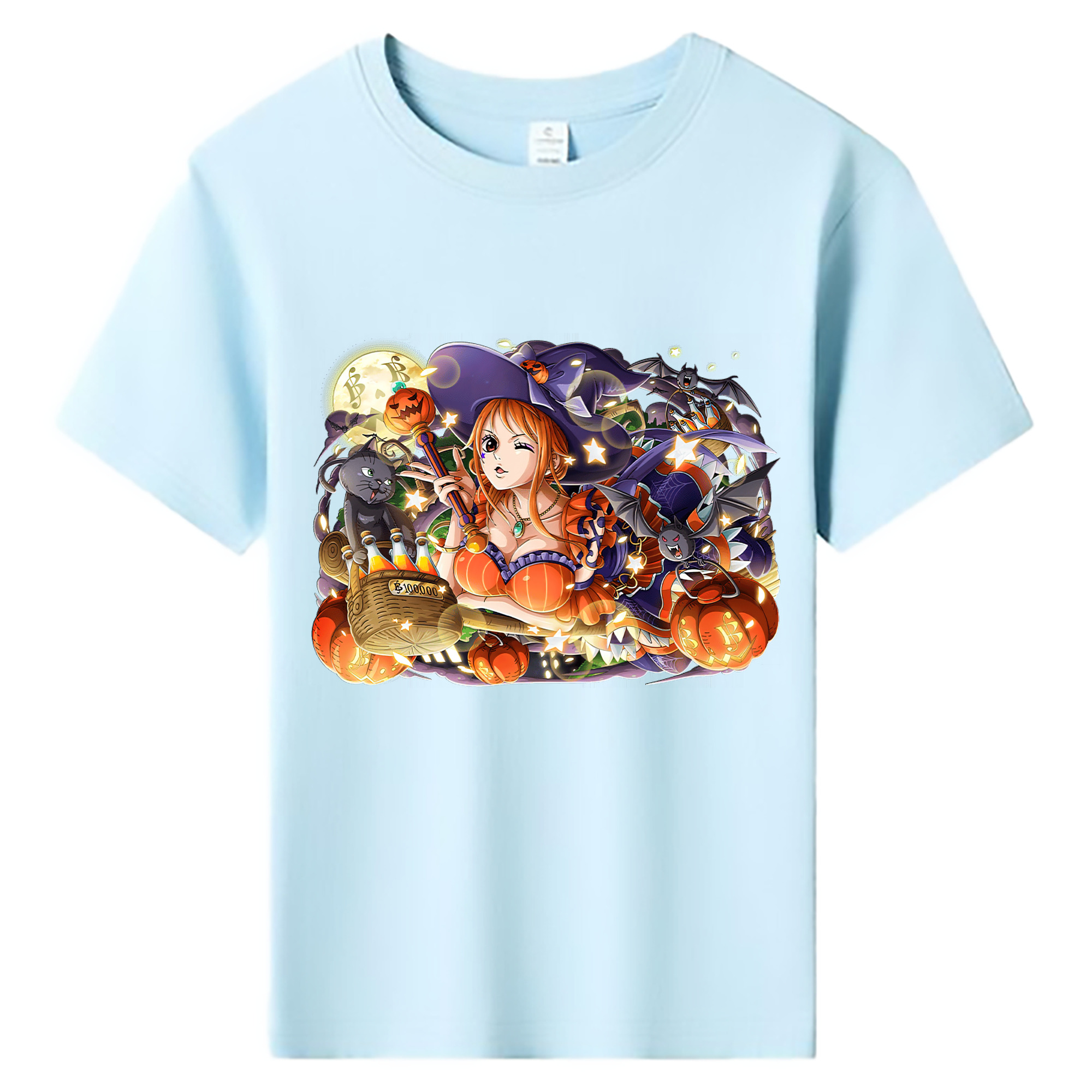 ワンピース ナミ ONE PIECE Nami 綿100％キッズTシャツ（フロントプリント）
